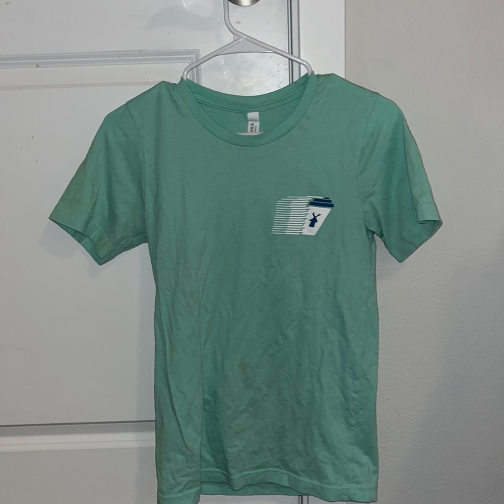 Dutch Bros Women’s XS Mint Green Tee Shirt